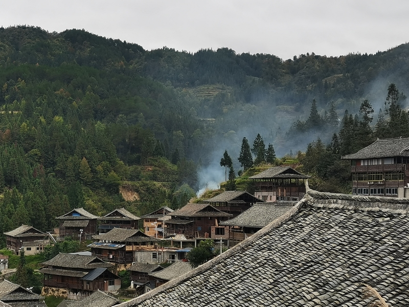 A scenic view of Tongren Zhaiyingcun Gujianzhuqun