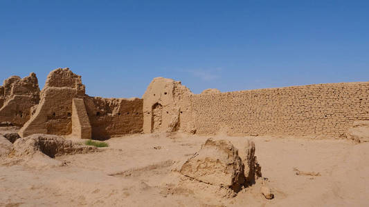 A scenic view of Turpan Asa Gucheng Yizhi