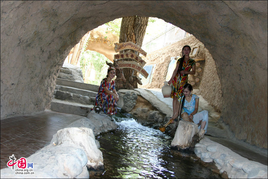A scenic view of Turpan Asa Gucheng Yizhi