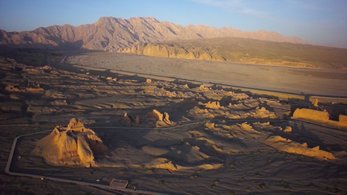 A scenic view of Turpan Asa Gucheng Yizhi
