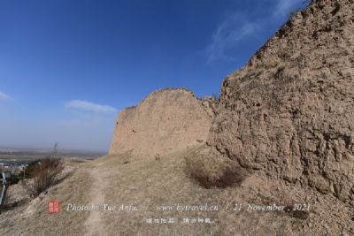A scenic view of Turpan Asa Gucheng Yizhi