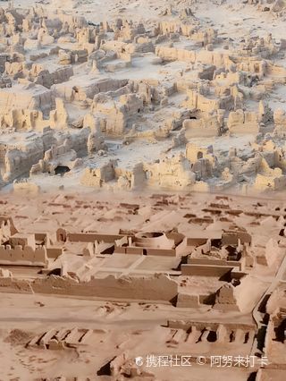 A scenic view of Turpan Asa Gucheng Yizhi
