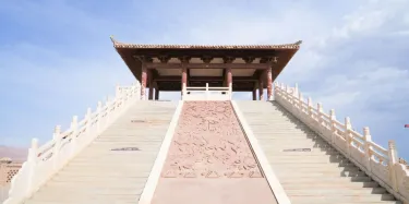 A scenic view of Turpan Asitana Gumuqun
