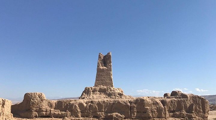 A scenic view of Turpan Bezikeli Qianfodong