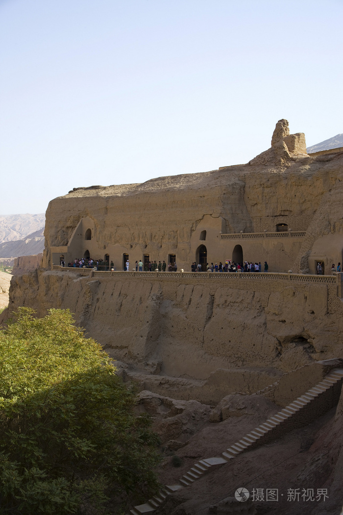 A scenic view of Turpan Bezikeli Qianfodong