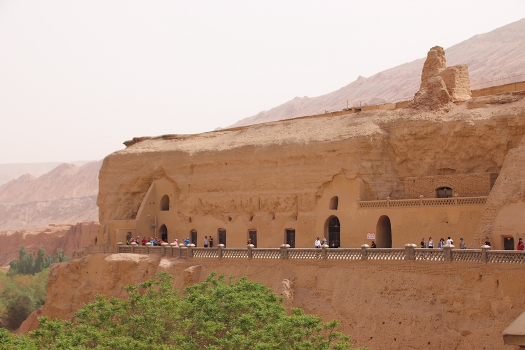 A scenic view of Turpan Bezikeli Qianfodong