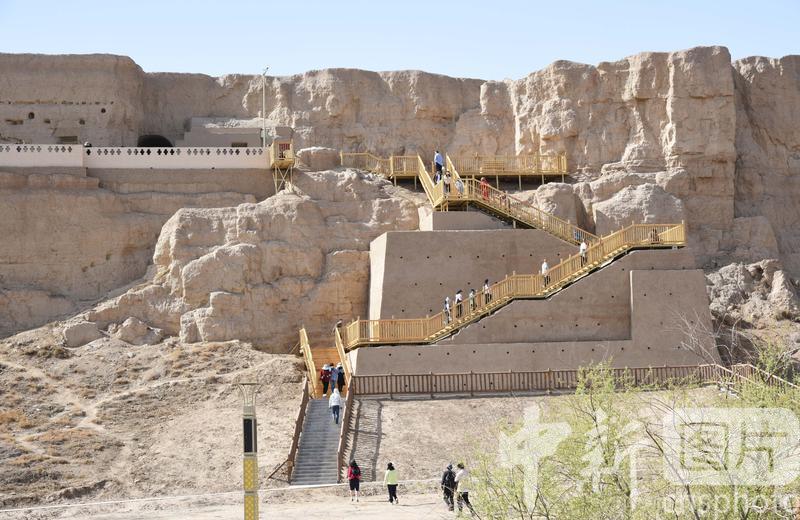 A scenic view of Turpan Boxiha Shiku