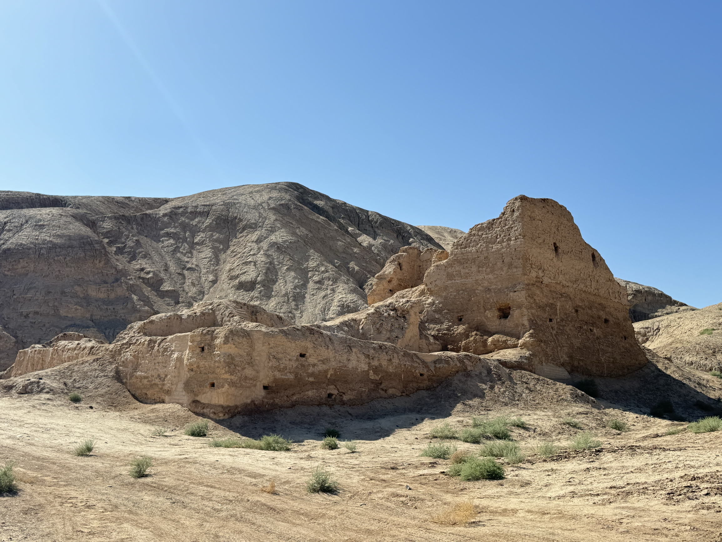 A scenic view of Turpan Boxiha Shiku