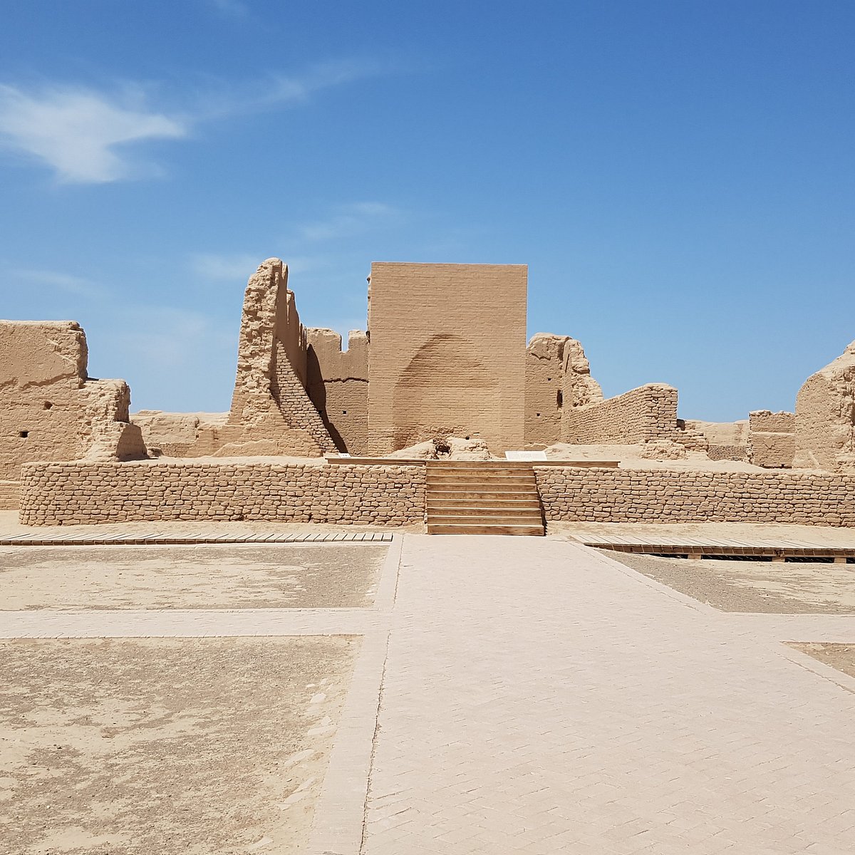 A scenic view of Turpan Gaochang Gucheng
