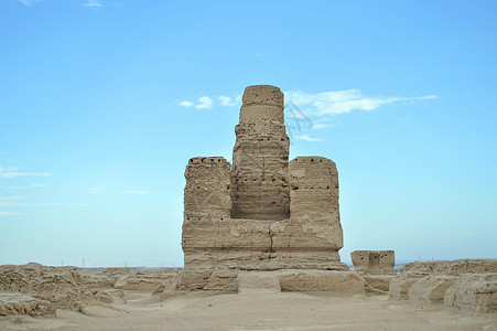 A scenic view of Turpan Gaochang Gucheng
