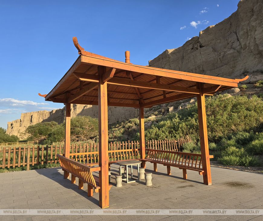 A scenic view of Turpan Liuzhong Gucheng Yizhi