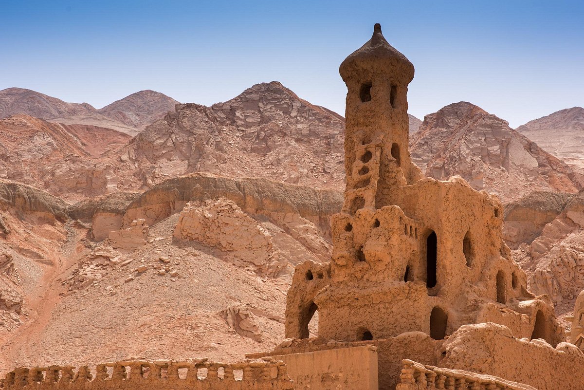 A scenic view of Turpan Liuzhong Gucheng Yizhi