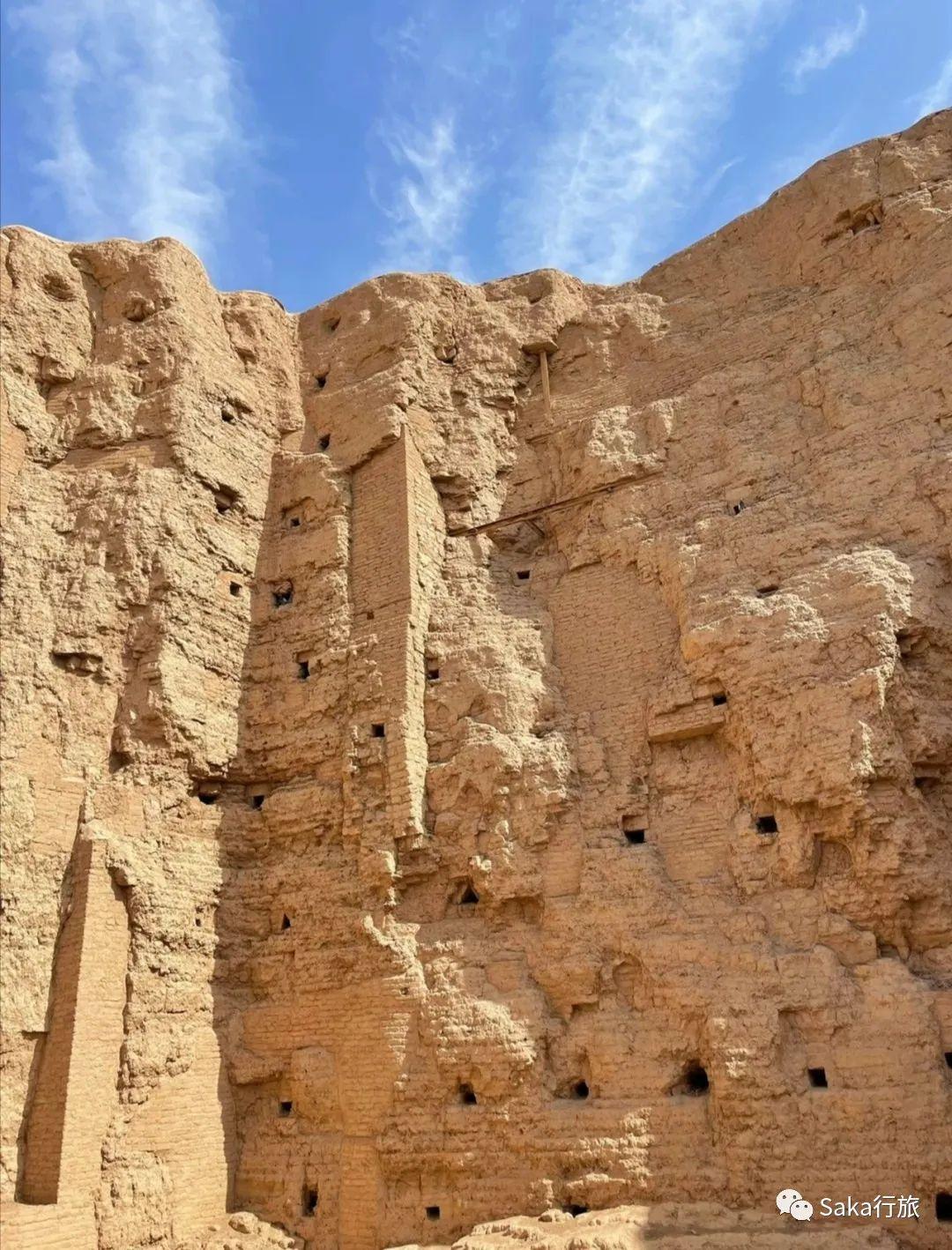 A scenic view of Turpan Taicangta Yizhi