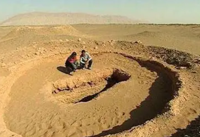 A scenic view of Turpan Yanghai Muqun