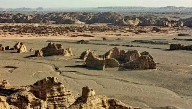 A scenic view of Turpan Yanghai Muqun
