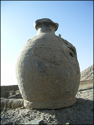 A scenic view of Turpan Yanghai Muqun