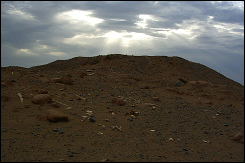 A scenic view of Turpan Yanghai Muqun