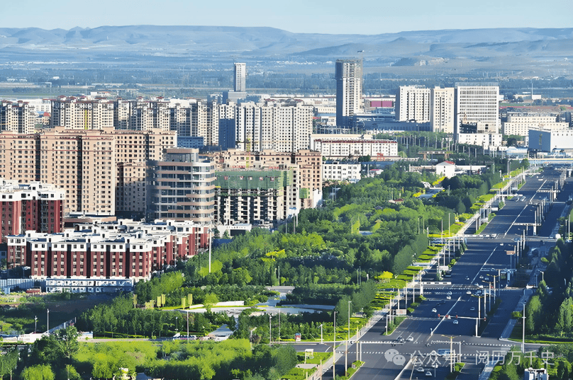 A scenic view of Ulanzab Kelimengchengzhi