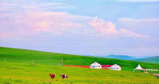 A scenic view of Ulanzab Shajingluzongguanfugucheng