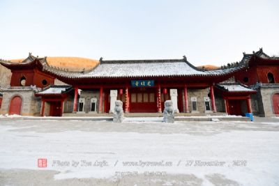 A scenic view of Urumqi Wenmiao