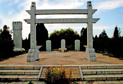 A scenic view of Weifang Cuifen Mu