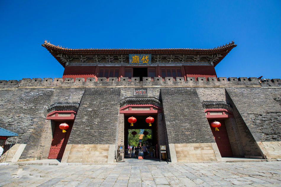 A scenic view of Weifang Dongzhenmiao Dadian Yizhi