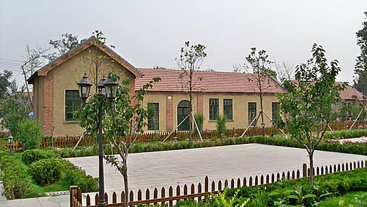 A scenic view of Weifang Fangzi Deri Jianzhuqun