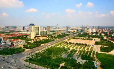 A scenic view of Weifang Fangzi Deri Jianzhuqun