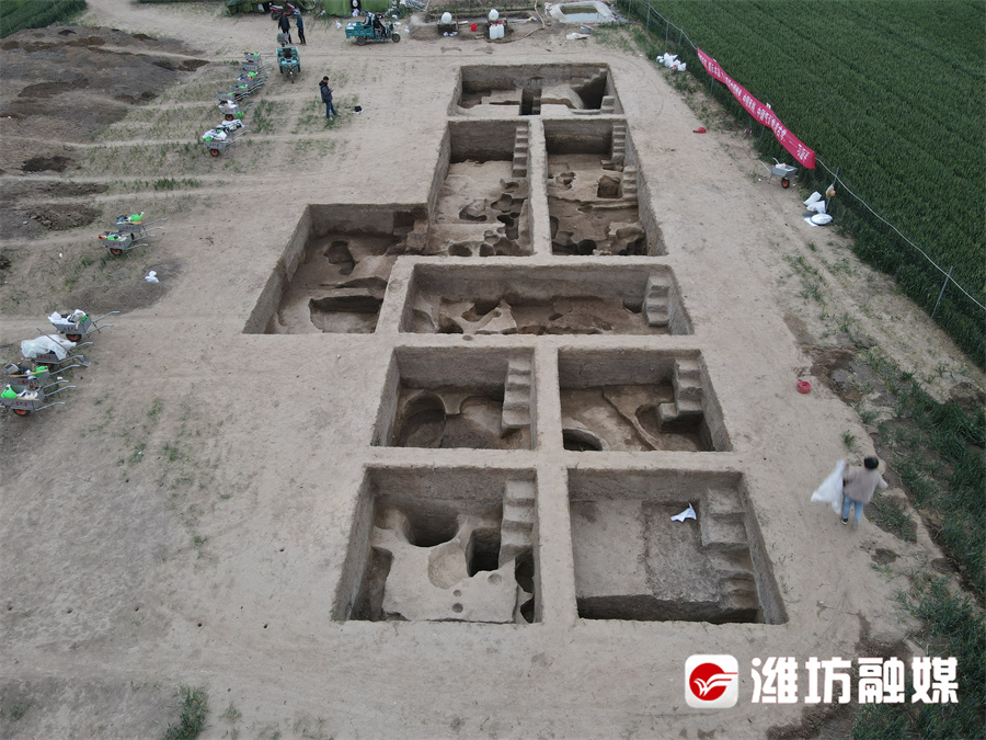 A scenic view of Weifang Gaomi Gucheng Yizhi