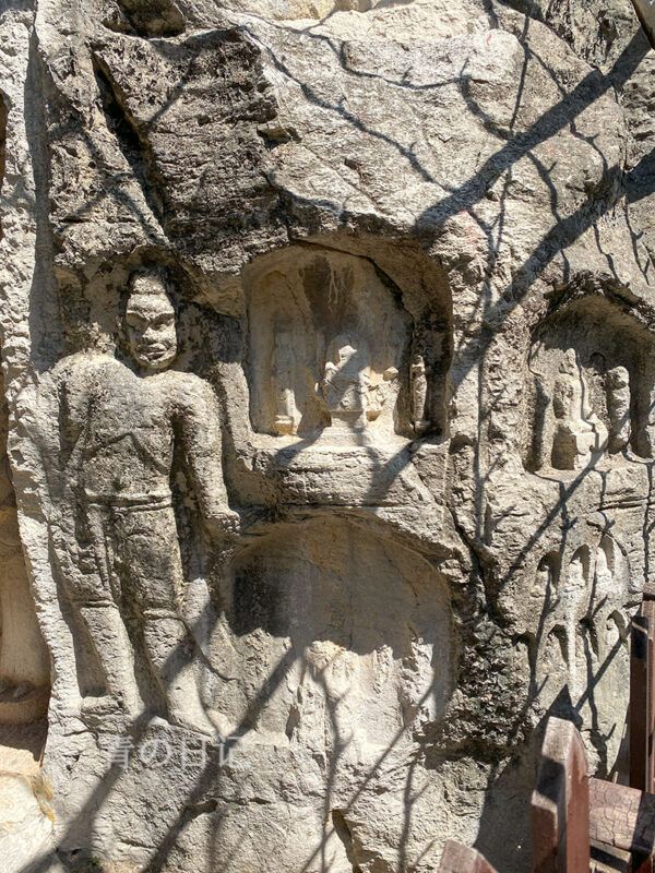 A scenic view of Weifang Tuoshan Shiku