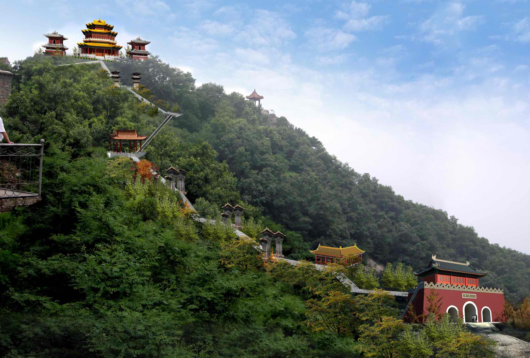 A scenic view of Weifang Weijiazhuang Yizhi