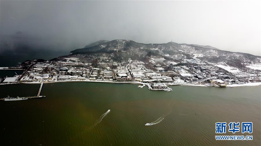 A scenic view of Weihai Liugongdao Jiawu Zhanzheng Jiniandi