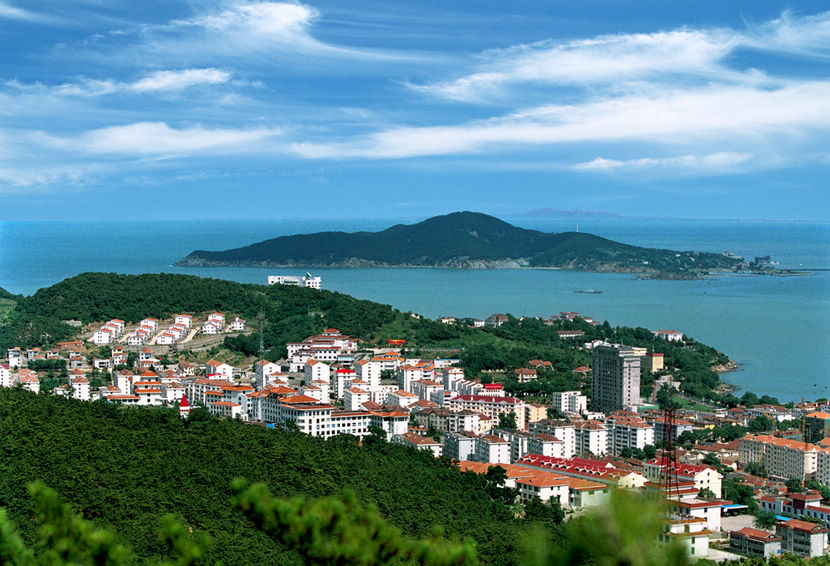 A scenic view of Weihai Liugongdao Jiawu Zhanzheng Jiniandi