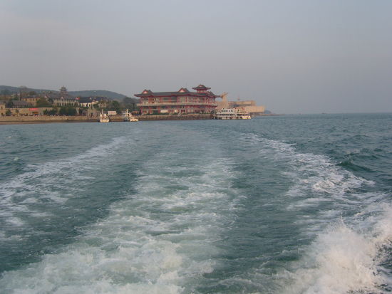 A scenic view of Weihai Liugongdao Jiawu Zhanzheng Jiniandi