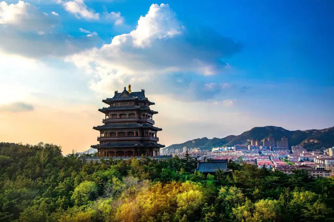 A scenic view of Weihai Yingshi Jianzhu