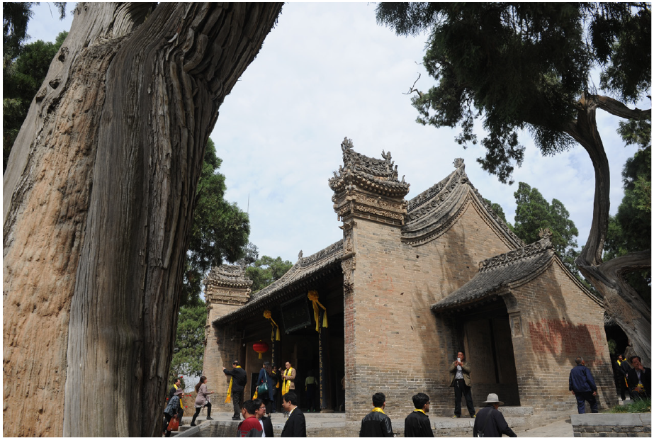 A scenic view of Weinan Cangjie Tomb And Temple