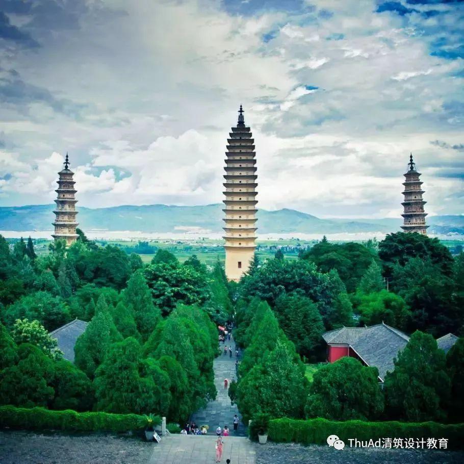 A scenic view of Weinan Chongshou Temple Pagoda Pucheng