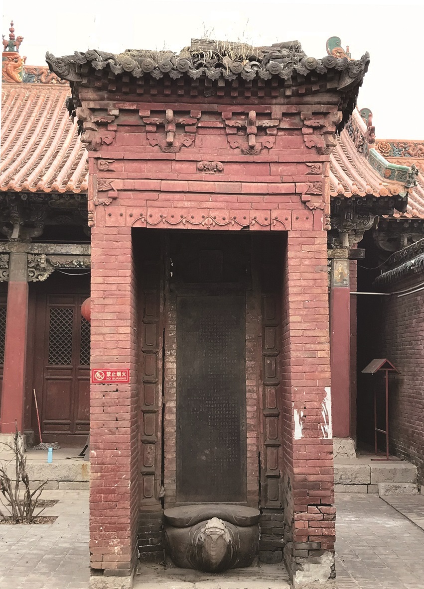 A scenic view of Weinan Chongshou Temple Pagoda Pucheng