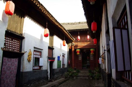 A scenic view of Weinan Dangjia Village Ancient Buildings