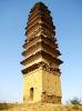 A scenic view of Weinan Daxiang Temple Pagoda