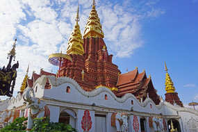 A scenic view of Weinan Daxiang Temple Pagoda