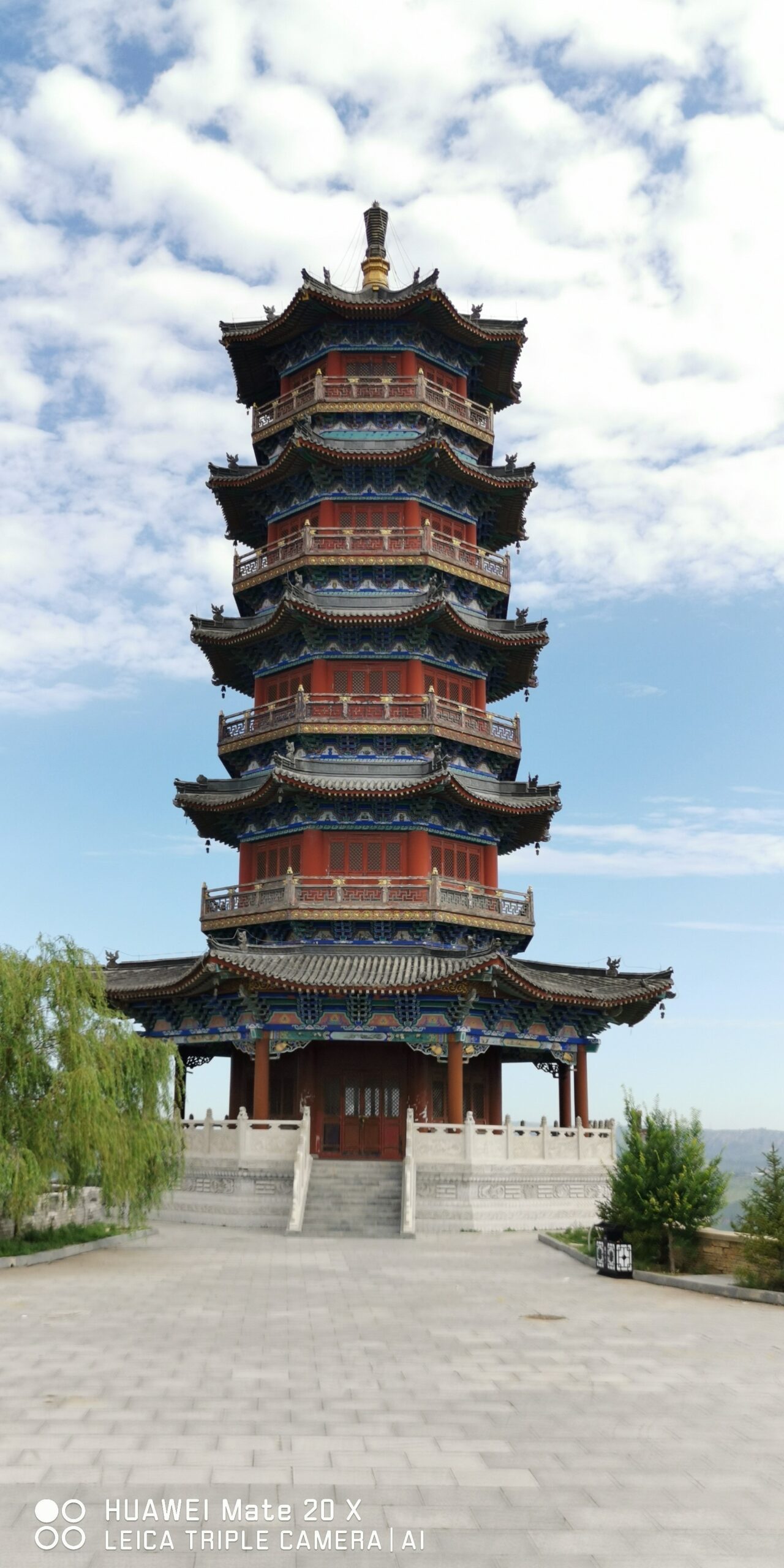 A scenic view of Weinan Fawang Temple
