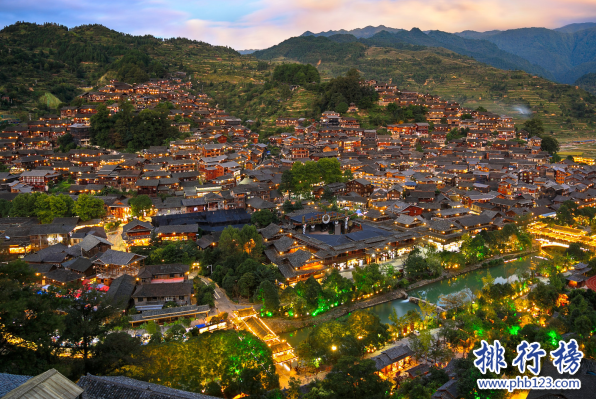 A scenic view of Weinan Fawang Temple