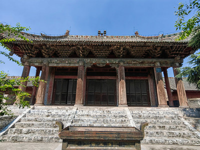 A scenic view of Weinan Fawang Temple
