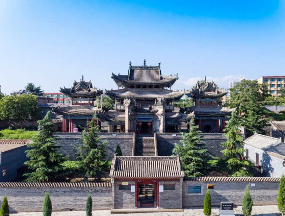 A scenic view of Weinan Fawang Temple