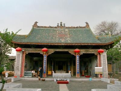 A scenic view of Weinan Hancheng Chenghuang Temple