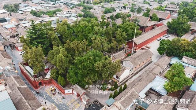 A scenic view of Weinan Hancheng Confucian Temple