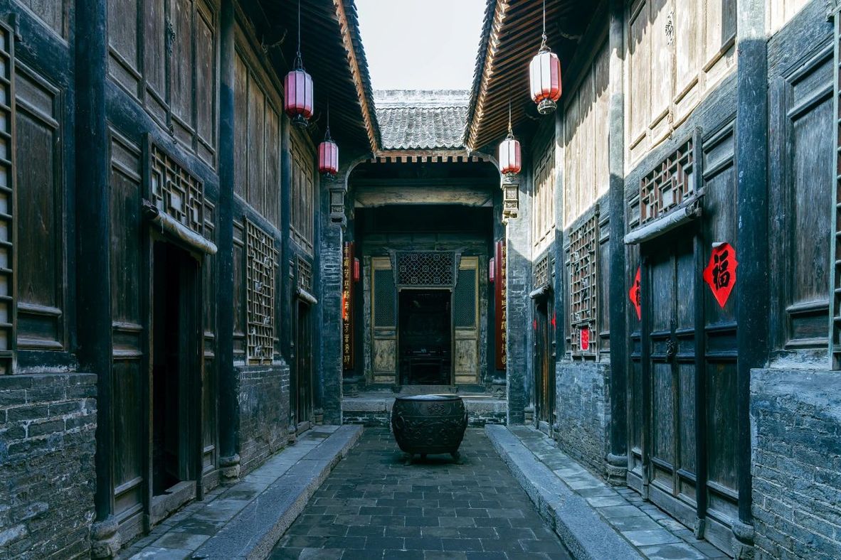A scenic view of Weinan Hancheng Confucian Temple