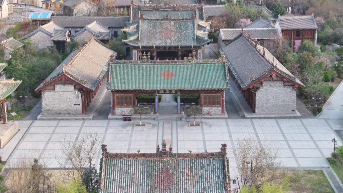 A scenic view of Weinan Hancheng Confucian Temple