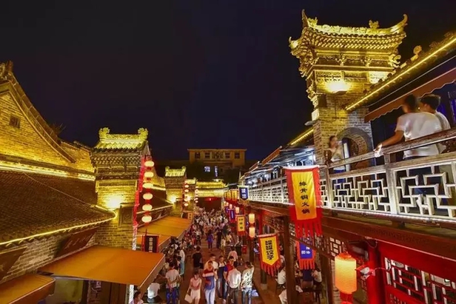 A scenic view of Weinan Hancheng Confucian Temple